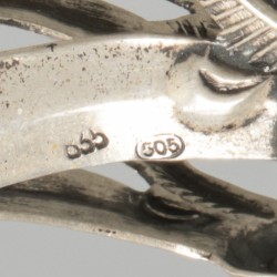 Zoutkelder zilver.