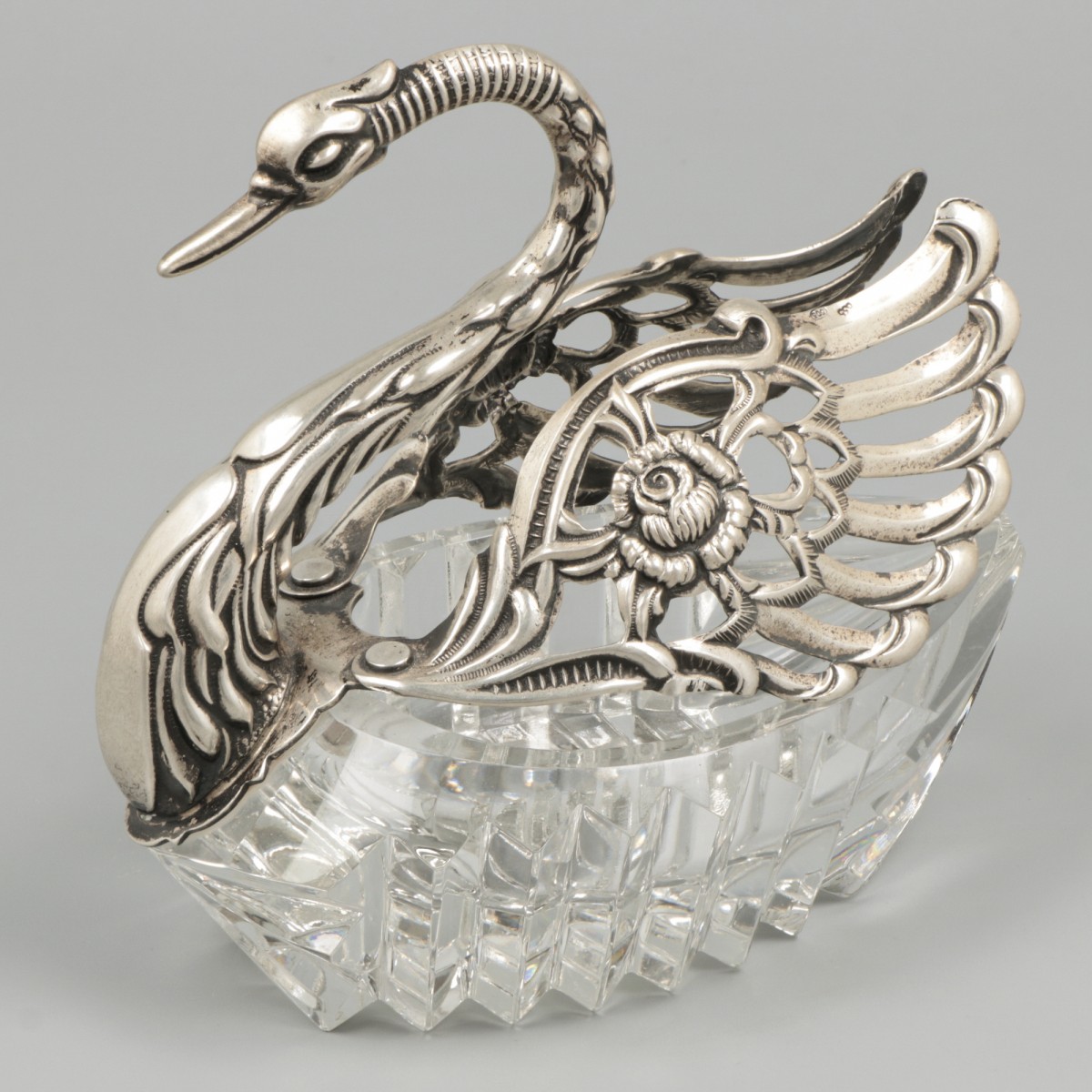 Zoutkelder zilver.