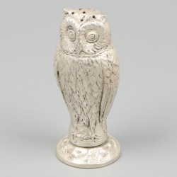 2-delige set zoutstrooiers zilver.