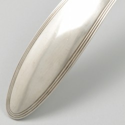 Soeplepel ('s-Gravenhage, Johannes Hendrikus Bouscholten - 1837) zilver.