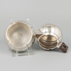 2-delig roomstel zilver.