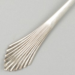 8-delige set ijslepels zilver.