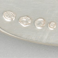 Visschep zilver.