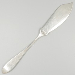 12-delige set visbestek zilver.