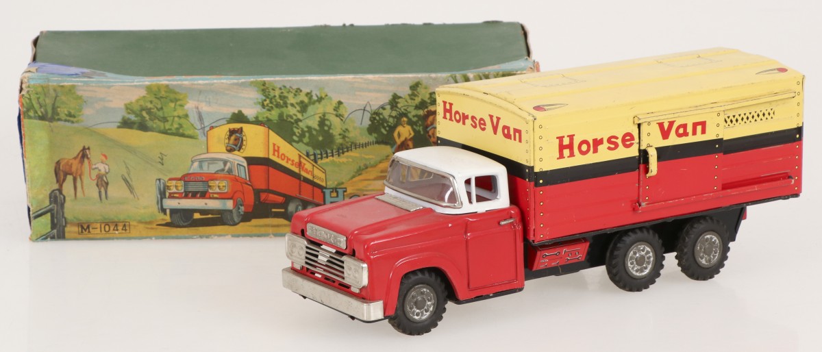 Yamaichi blikken Japan frictie Ford Horse truck