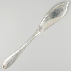 12-delige set visbestek zilver.