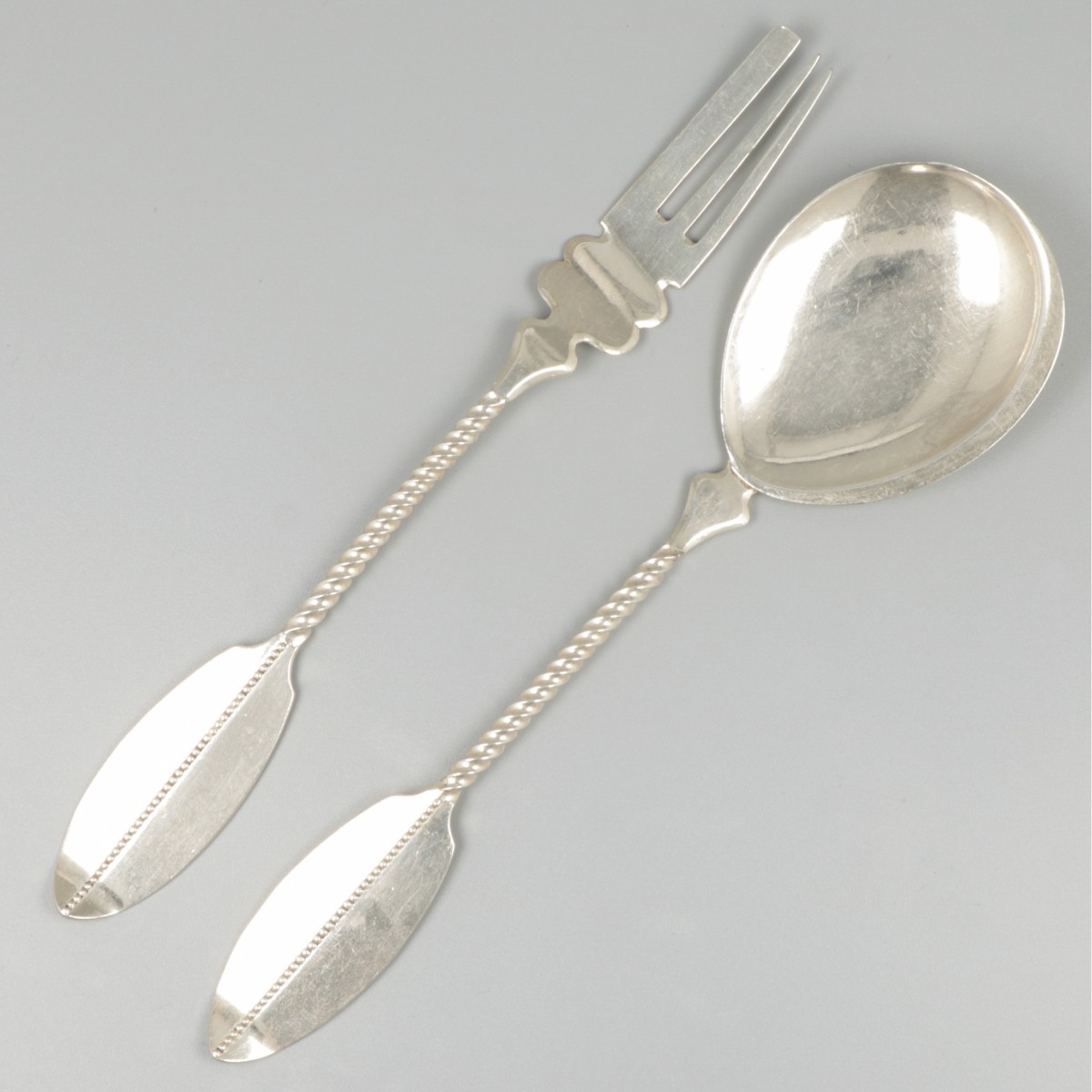 Gember couvert zilver.