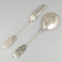 Gember couvert zilver.