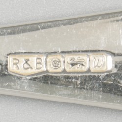 8-delige set ijslepels zilver.