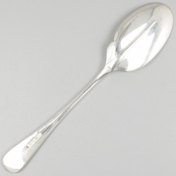 8-delige set ijslepels zilver.