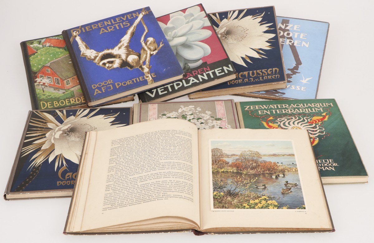 Lot van (9) Jac. P. Thysse albums.