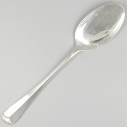 8-delige set ijslepels zilver.