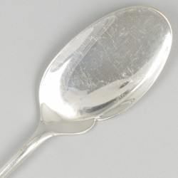 8-delige set ijslepels zilver.