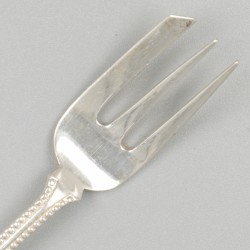 12-delige set gebaksvorkjes zilver.
