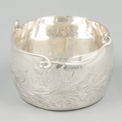 2-delig lot theezeefjes zilver.
