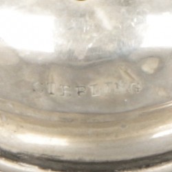 Peper- & zoutstrooier zilver.