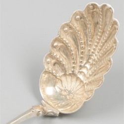2-delig lot roomlepels zilver.