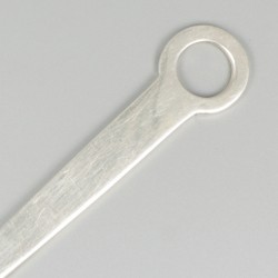 Briefopener zilver.