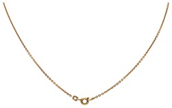Vintage 14 kt. geelgouden collier met medaillon hanger bezet met ca. 0.05 ct. diamant.