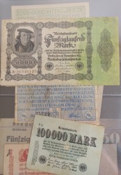 Germany. Album 36 banknotes. Notgeld. Type 1920-1945. - Fine – UNC.