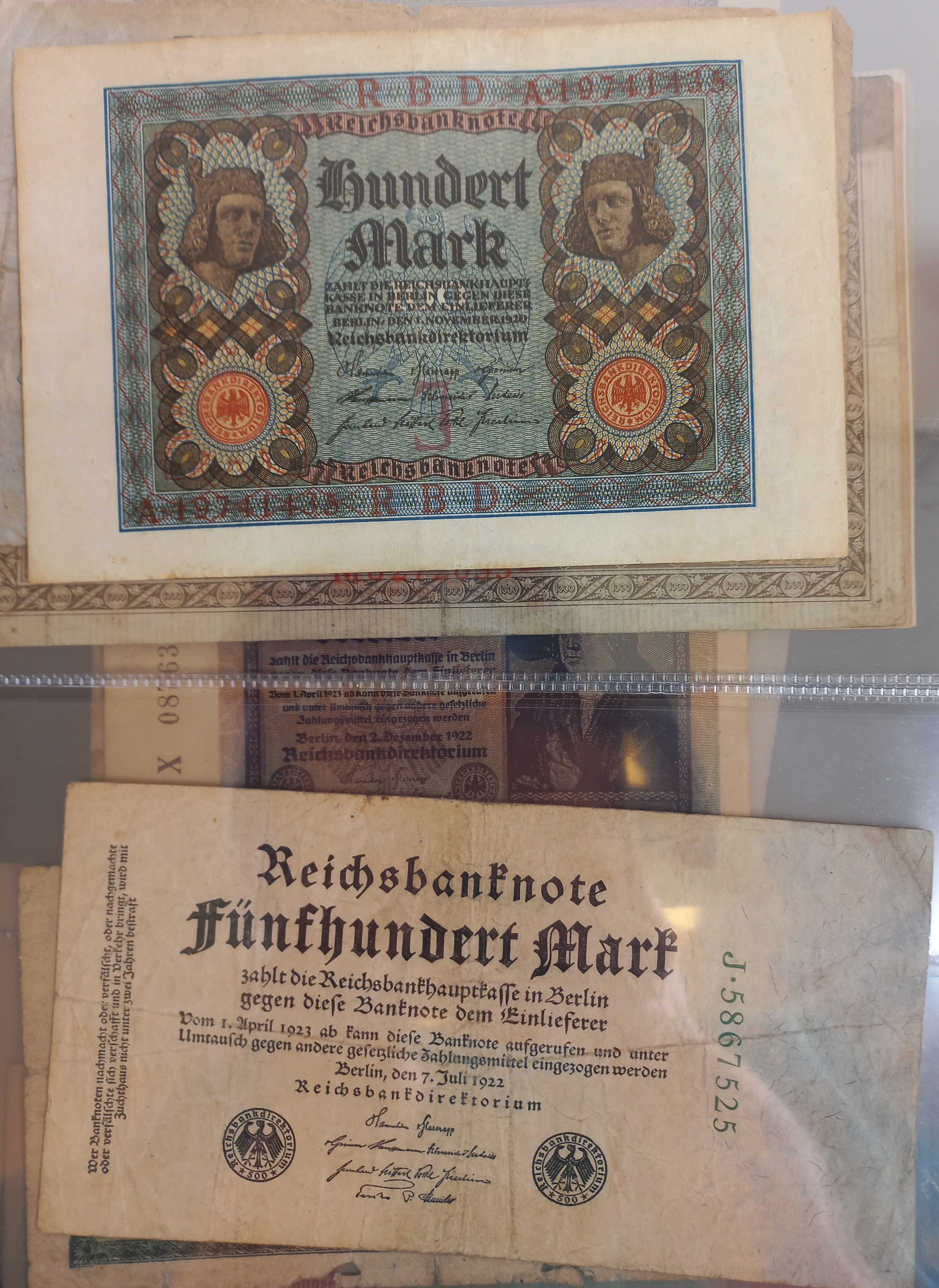 Germany. Album 36 banknotes. Notgeld. Type 1920-1945. - Fine – UNC.