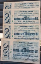 Germany. Album 59 banknotes. Notgeld. Type 1940. - Fine – UNC.