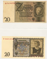 Germany. Album 40 banknotes. Notgeld. Type 1940. - Fine – UNC.