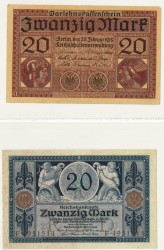 Germany. Album 40 banknotes. Notgeld. Type 1940. - Fine – UNC.