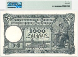 Belgium. 1000 francs. Banknote. Type 1922-1928. - Very fine.