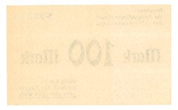 Germany. 100 mark. Banknote. Type ND. - UNC.