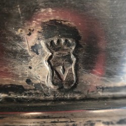 Altaar kandelaar zilver.