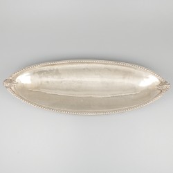Delicatesse schaal zilver.