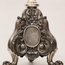 Altaar kandelaar zilver.