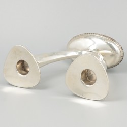 Kandelaar zilver.