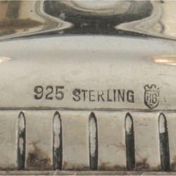 Kandelaar zilver.