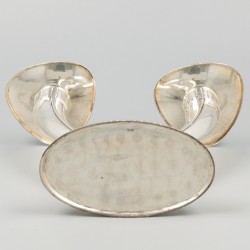 Kandelaar zilver.