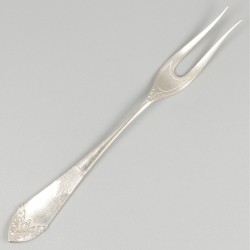 5-delige hors d'oeuvres set zilver.