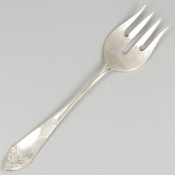 5-delige hors d'oeuvres set zilver.