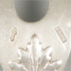 5-delige hors d'oeuvres set zilver.