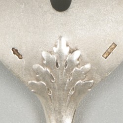 5-delige hors d'oeuvres set zilver.