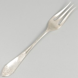 5-delige hors d'oeuvres set zilver.