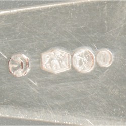 Visschep zilver.