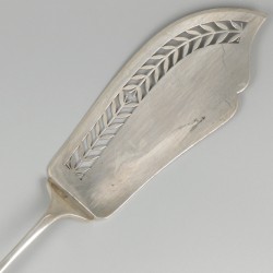 Visschep zilver.