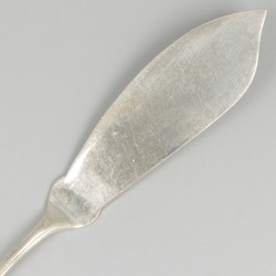 12-delig visbestek zilver.