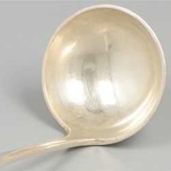 Sauslepel Hollands puntfilet zilver.