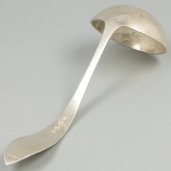 Sauslepel Hollands puntfilet zilver.