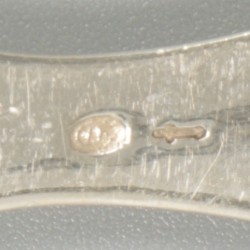 12-delige set thee/koffielepels zilver.