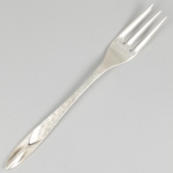 12-delige set gebaksvorkjes zilver.