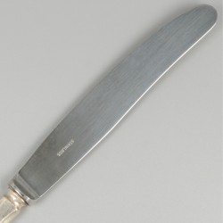 6-delige set messen zilver.