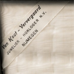 12-delige set koffielepels zilver.
